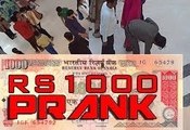 FUNNY PRANKS IN INDIA -1000 RUPEE NOTE DROP PRANK (SOCIAL EXPERIMENT) - NEW VIDEOS - INDIAN PRANKS