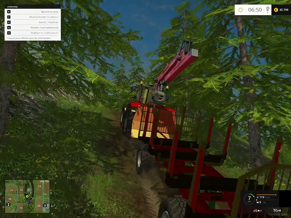 [carrière suivie] farming simulator 2015: l'apprenti bucheron ardennais