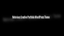 Notorious Creative Portfolio WordPress Theme