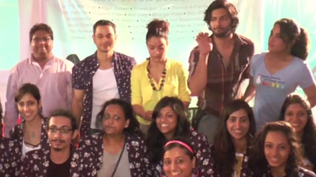 Kunal Khemu And Richa Chadda At Adoptathon NGO