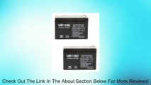 12V 8AH Battery UB1280 D5779 RB128 PS1272 APC 400 420 Alarm Security System - 2 Pack Review