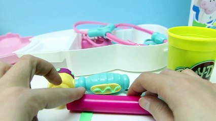 Peppa Pig Doctor Kit Play Doh Nurse Peppa Pig Medic Case - Kit Médico de Doctora Peppa PlayDough