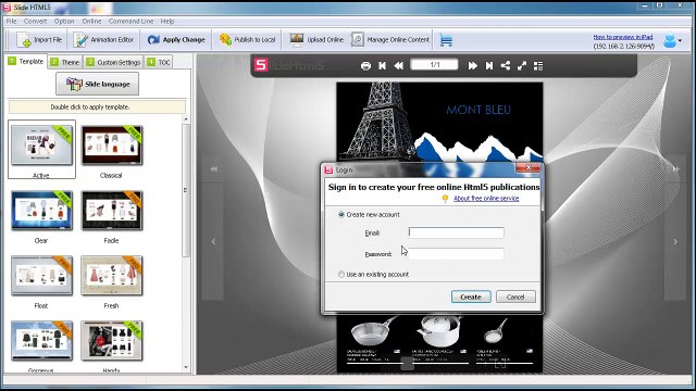How to create shoppable catalog by digital publishing software slidehtml5