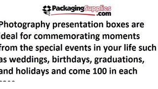 Photography Presentation Boxes to Keep your Photos Safe