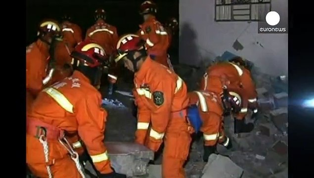 Последствия землетрясения в Китае