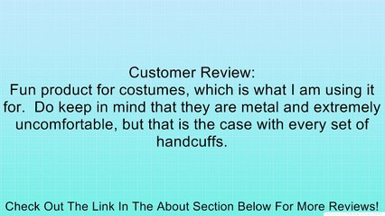 Professional Handcuffs Silver Steel Police Duty Double Lock w/Keys NEW Review