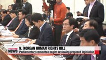 Parliamentary committee starts review of North Korean human rights bills