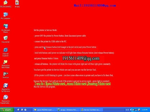 canon MG5400 reset Waste ink 5B00