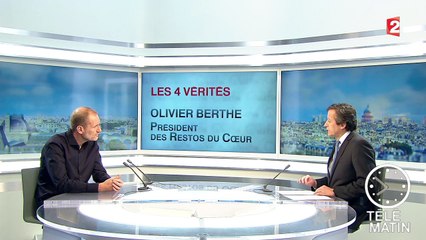 Les 4 Vérités : le président des Restos du Coeur lance un appel aux dons