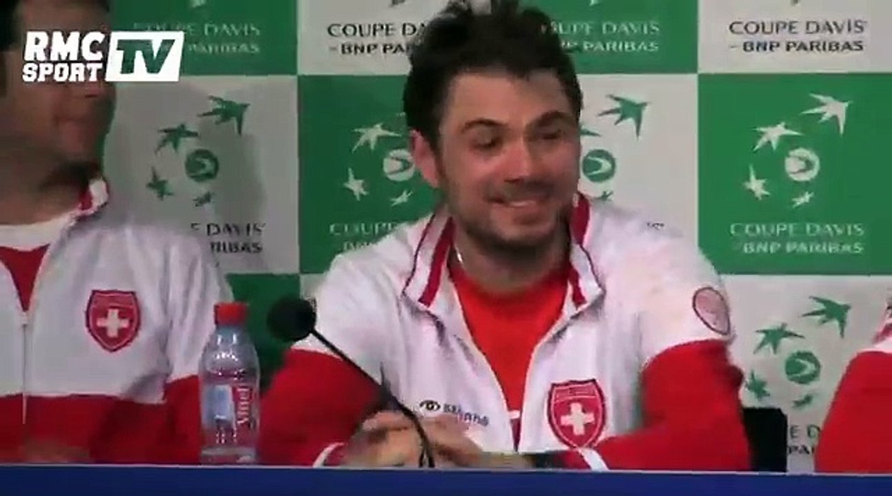 Tennis - Stan Wawrinka, un peu ivre, chambrent les Bleus