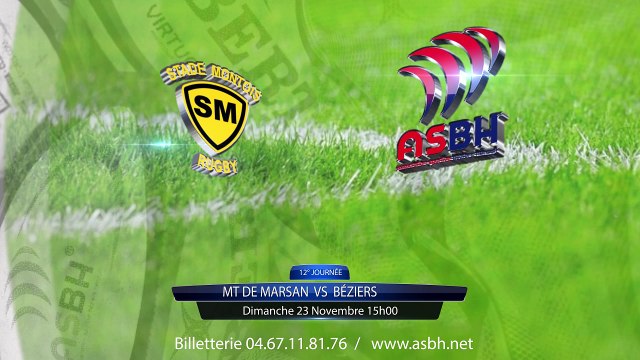 12° journée de ProD2 Mont de Marsan - ASBH Réaction Thibaut Bisman