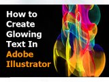 Adobe Illustrator Tutorial - Glowing Text Effect