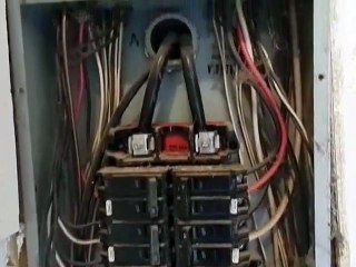 Home Inspector Dallas Shows Electrical Panel Box