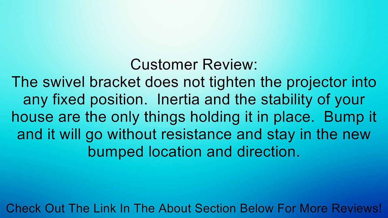 PCMD Projector Ceiling Mount for ViewSonic PJD7820HD Review