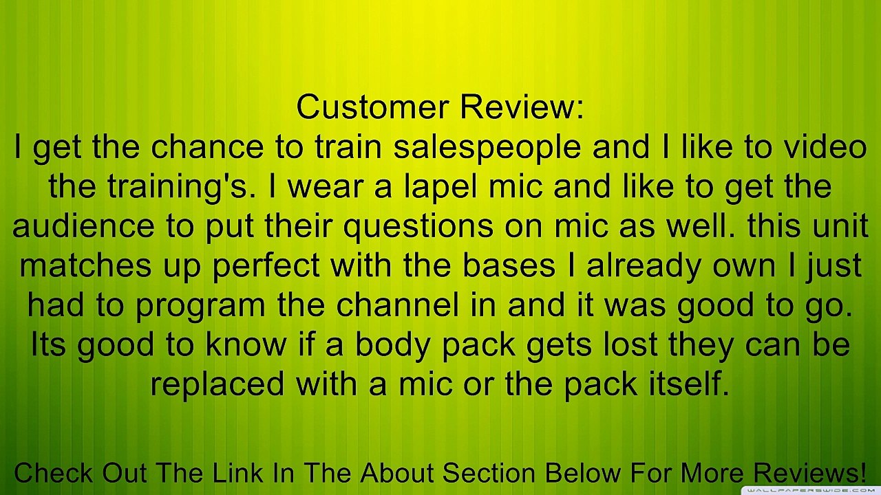 Shure BLX2/PG58 Handheld Transmitter with PG58 Microphone, H8 Review