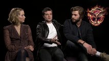 The Hunger Games- Mockingjay - Part 1 (2014) Generic Interview - Jennifer Lawrence, Josh Hutcherson and Liam Hemsworth