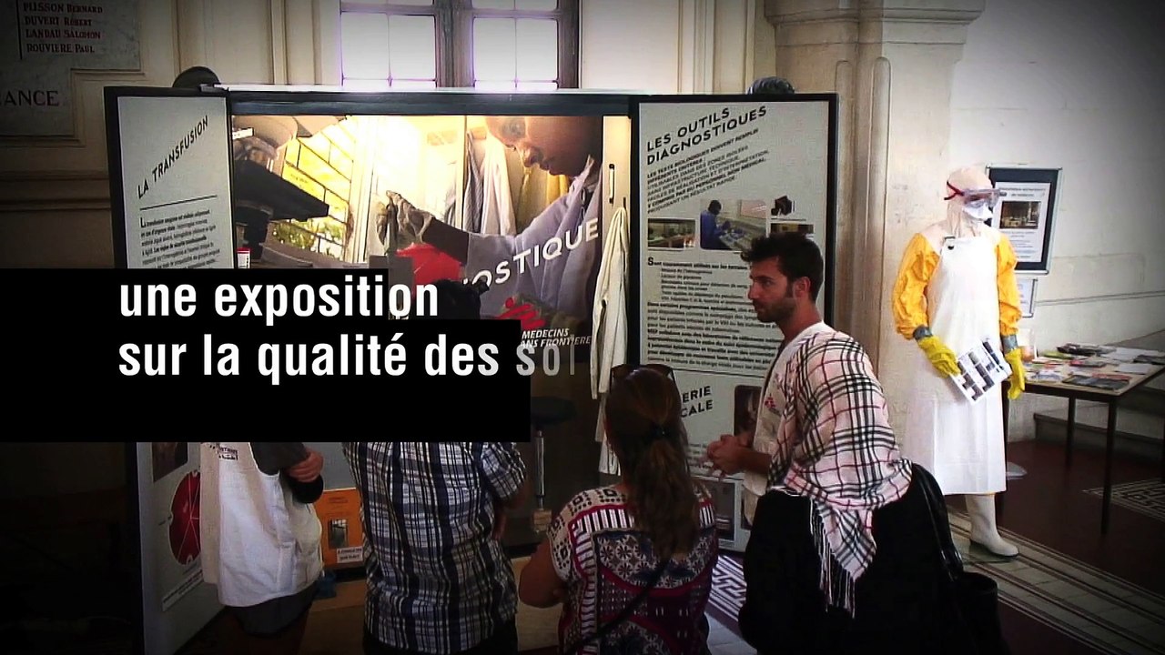 Clip présentant l'exposition MSF 'D'un hôpital à l'autre'