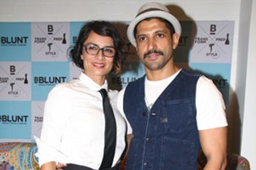 After Ranveer, Farhan hides his new look with a hat!