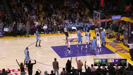Wesley Johnson Posterizing Dunk on Danilo Gallinari