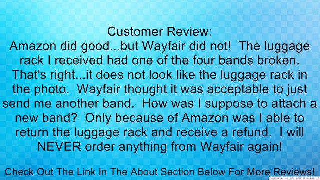 Bamboo54 - Bamboo luggage rack Review