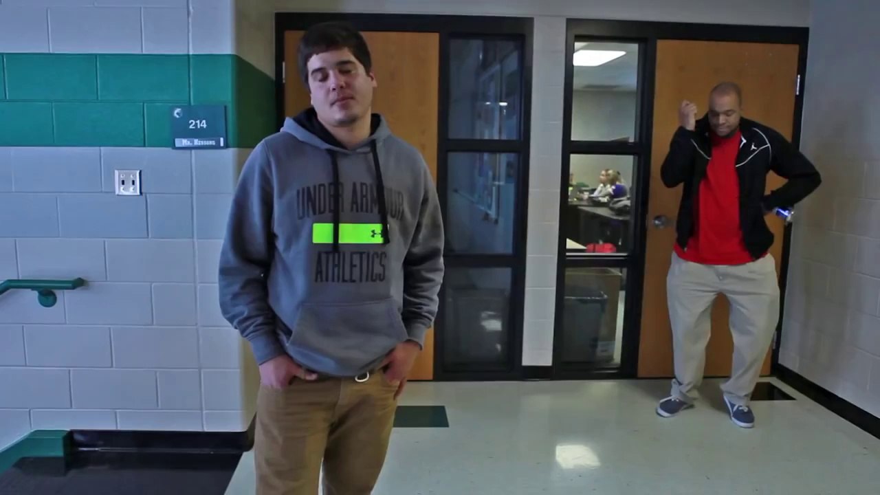 Teachers Dancing Behind Students