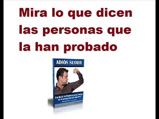 adios sudor realmente funciona la guia adios sudor