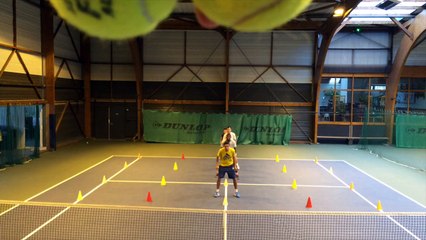 Vitesse et déplacements spécifiques tennis
