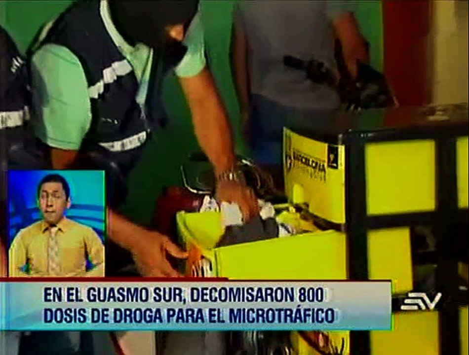 Droga incautada en Guayaquil