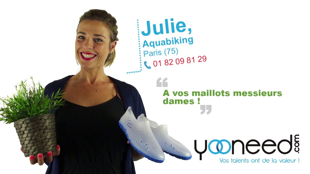 Aquabiking écologique Paris (75020)  avec Julie - Yooneed