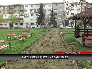 Parcul de la piata,in reabilitare