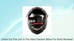 Shiny Gloss Black Dual Visor Street Bike Motorcycle Full Face Helmet DOT (Large) Review
