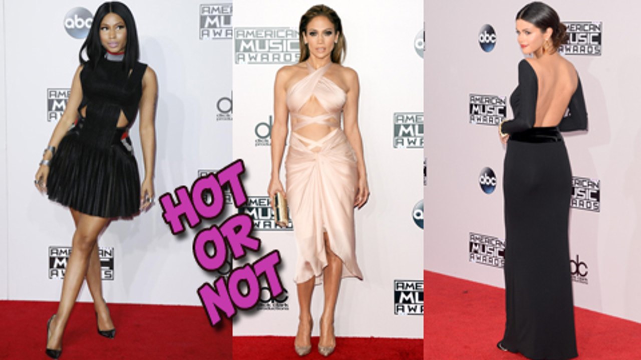 Selena Gomez, Nicki Minaj, Fergie at 2014 AMAs RED CARPET | HOT or NOT??