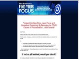 Find Your Focus   End Procrastination Without Willpower E Book