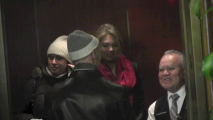 Kate Upton at NY Knicks basketball game in NYC