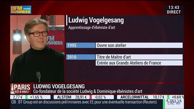 Métiers d'art, Métiers de luxe : Ébéniste d'art, Ludwig Vogelgesag - 24/11