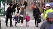 Sarah Jessica Parker walks her twin daughters to school in NYC