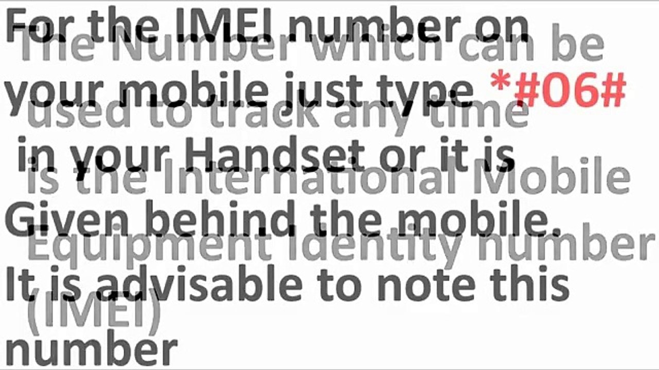How to Trace your Lost Mobile