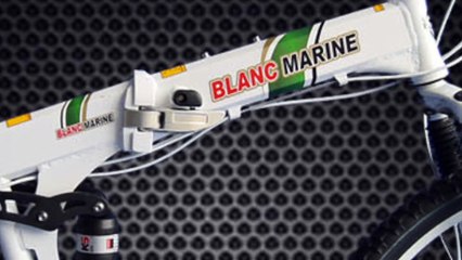 Vélo pliant Blanc-Marine 26pm4