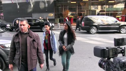 Willow Smith shops at American Apparel in NYC