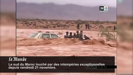 Des intempéries exceptionnelles inondent le sud du Maroc