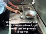 Wok Induction Hob - Cooking Performance 3kW and 5kW Cooktop