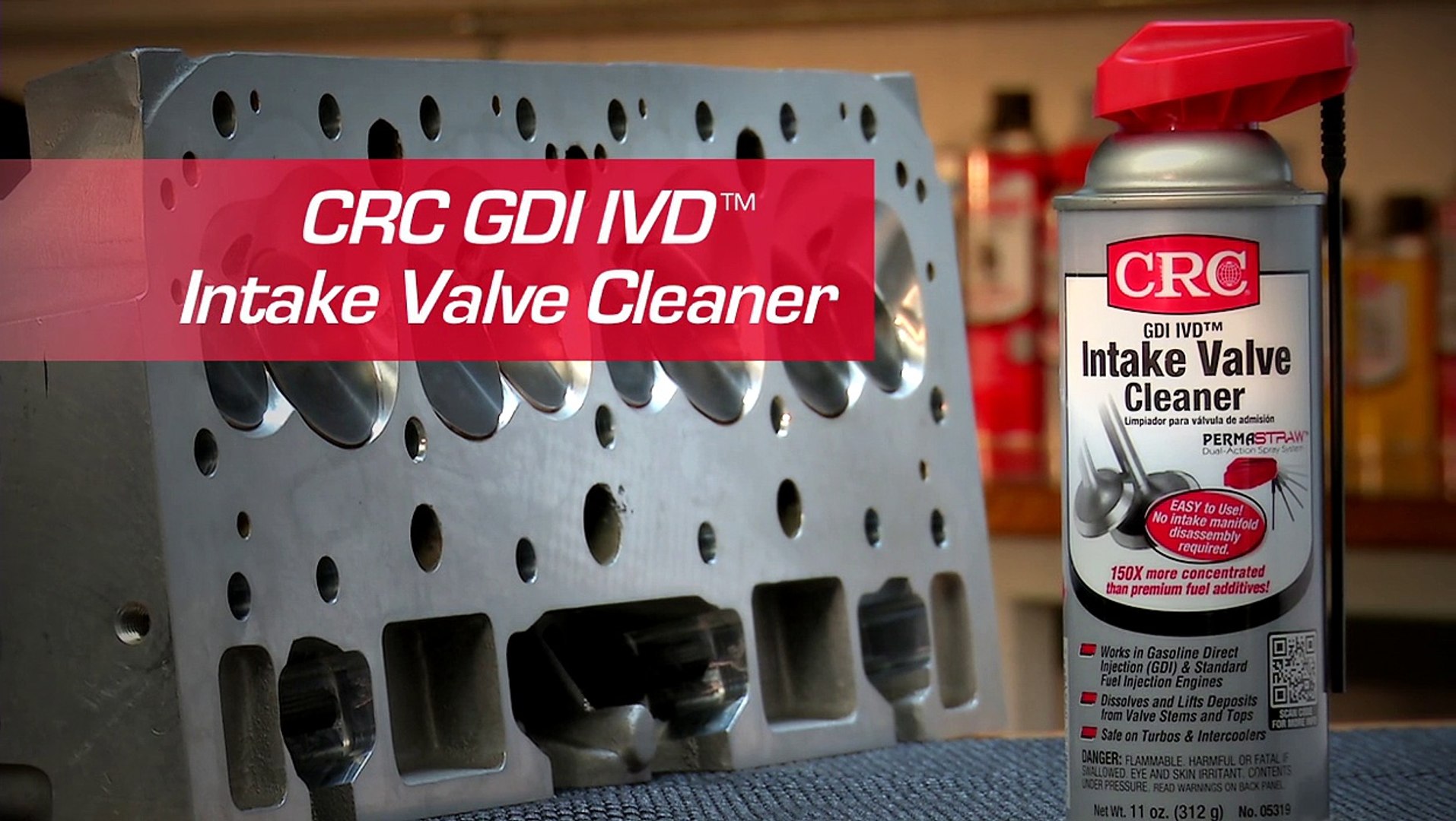 CRC GDI IVD™ Intake Valve Cleaner Demo Video - video Dailymotion