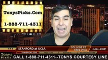 UCLA Bruins vs. Stanford Cardinal Free Pick Prediction NCAA College Football Odds Preview 11-28-2014