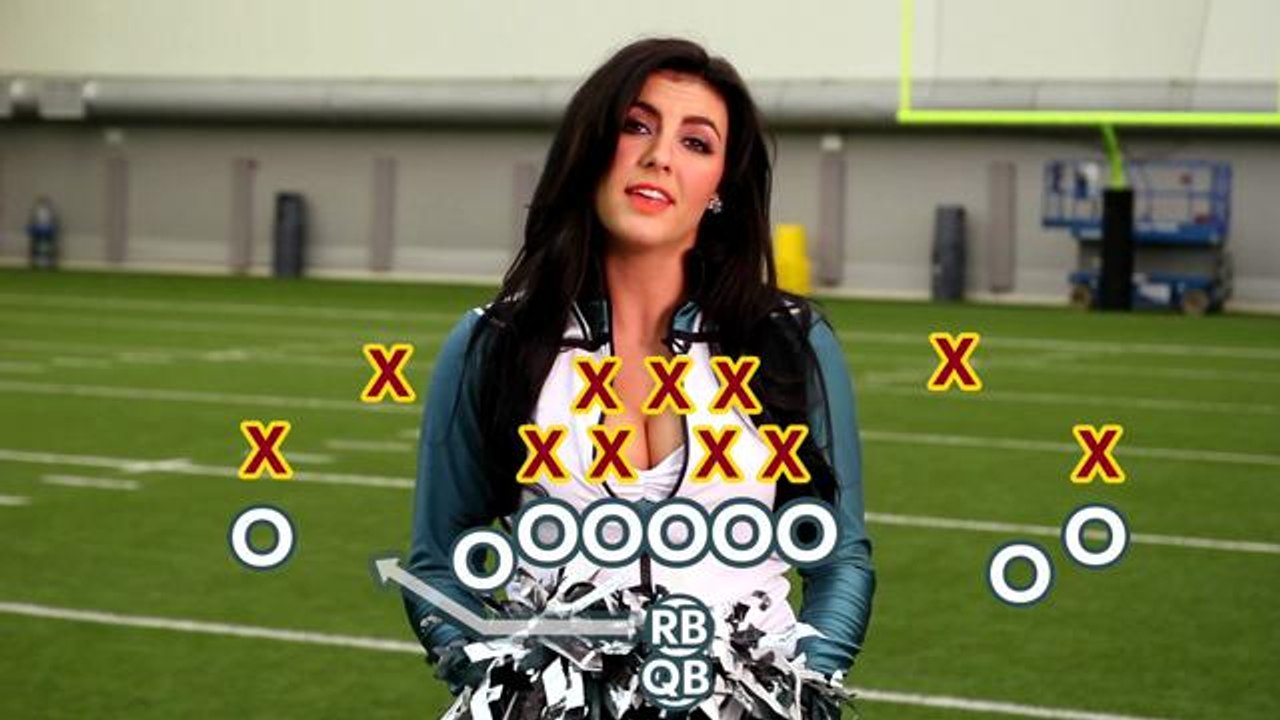 Eagles cheerleaders explain: What's a zone read?