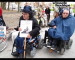 VIDEO. Manifestation de l'APF contre l'enterrement de la loi sur l'accessibilité à Niort