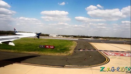 Take Off at Charlotte Airport US Airways A321