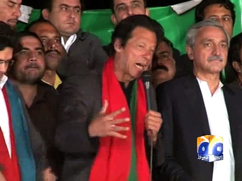 Imran readies his workers for action on Nov 30-Geo Reports-24 Nov 2014