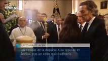 Las cenizas de la duquesa Alba reposan en Sevilla, tras un adiós multitudinario