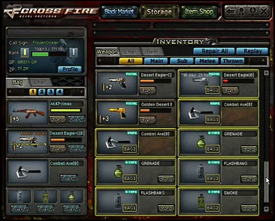 PlayerUp.com - Buy Sell Accounts - CrossFire Exclusive Account - For Sale !!