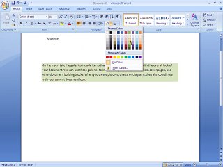 microsoft office word border shading color in urdu part 004